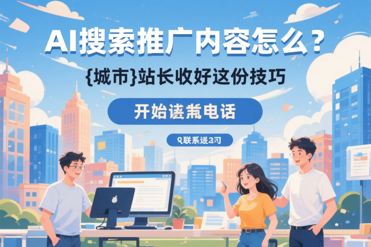AI搜索推广内容怎么写？门头沟站长收好这份技巧